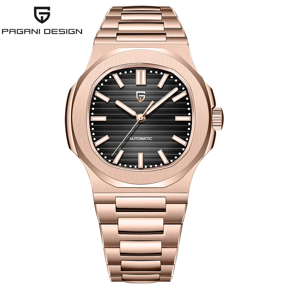 Men’s Luxury Mechanical Watch Stainless Steel Sapphire