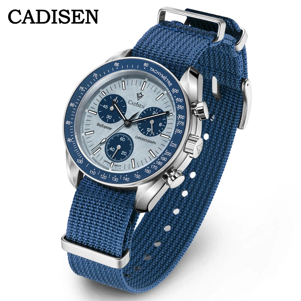 Men’s Chronograph Quartz Watch Sapphire AR Crystal