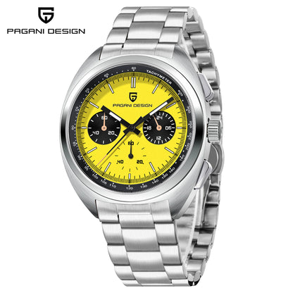 Men’s Racing Chronograph Watch Quartz Stainless Steel