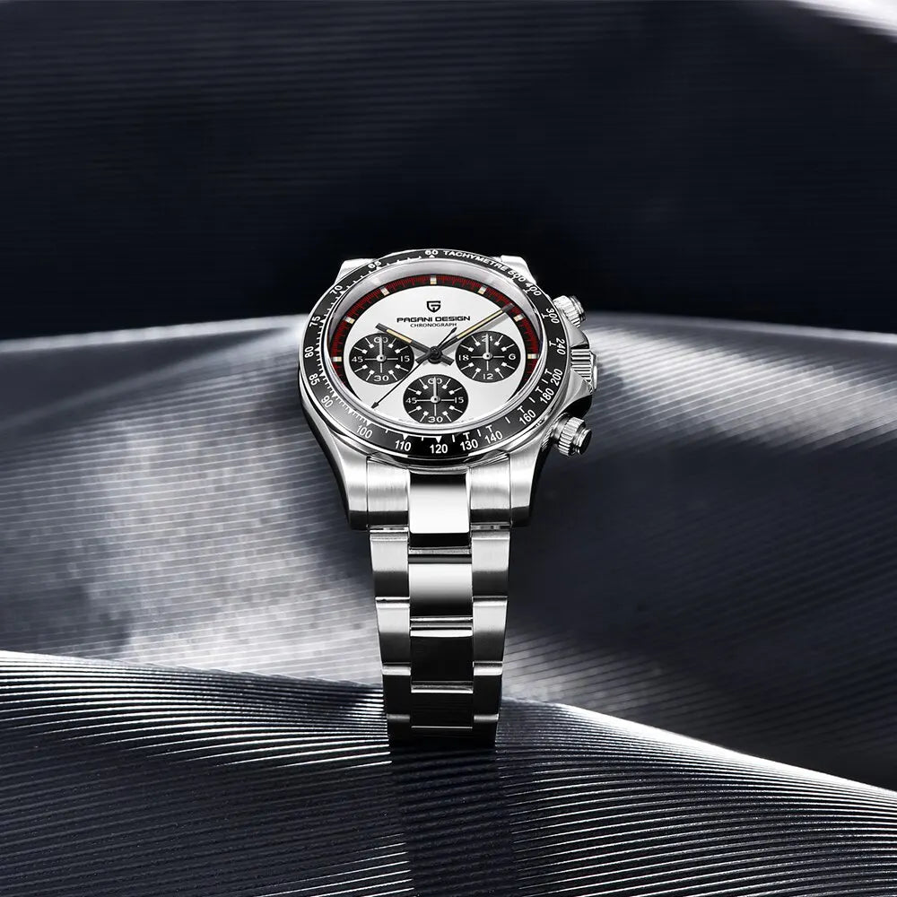 Men’s Luxury Chronograph Quartz Watch 100 m Waterproof