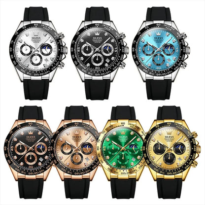 Men's Luminous Chronograph Quartz Sport Watch