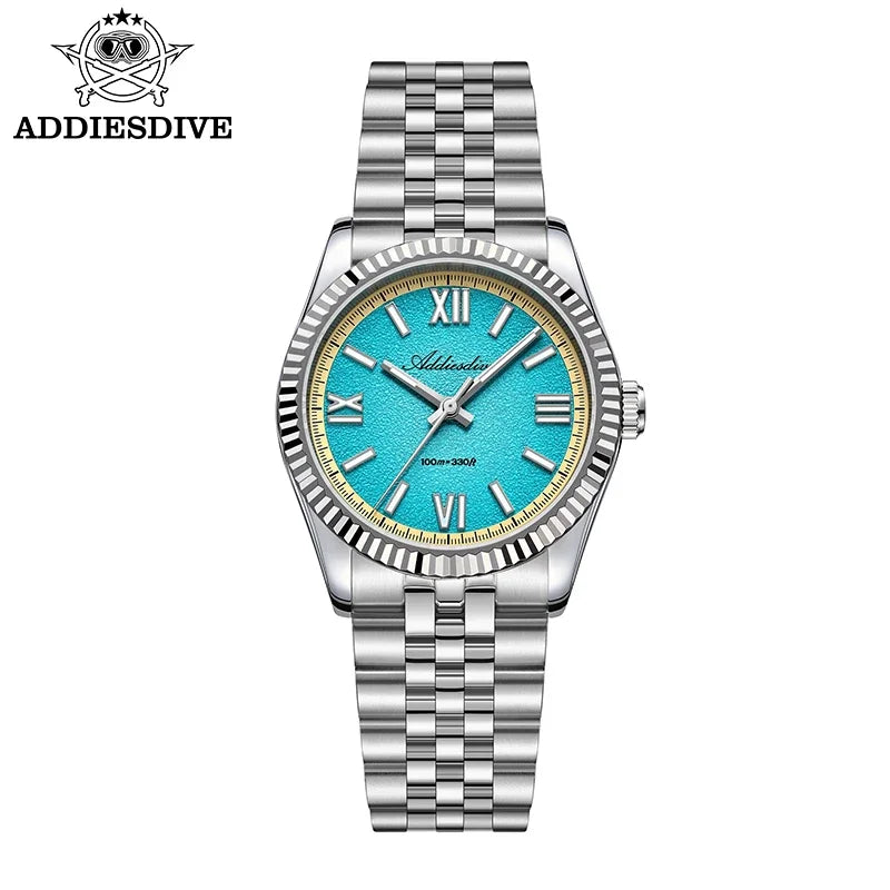 Men's Stainless Steel Quartz Watch – Sapphire & Luminous