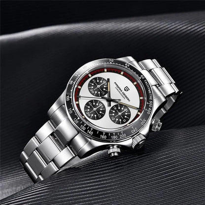 Men’s Chronograph Quartz Watch Ceramic Bezel 100 m